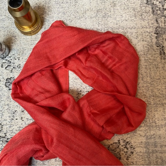 J.Crew Coral Scarf - Picture 4 of 5